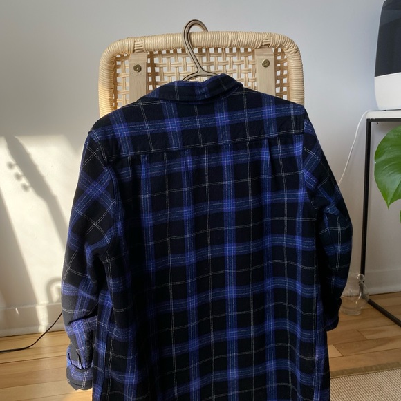 OBEY Black & Blue Flannel - Picture 2 of 8